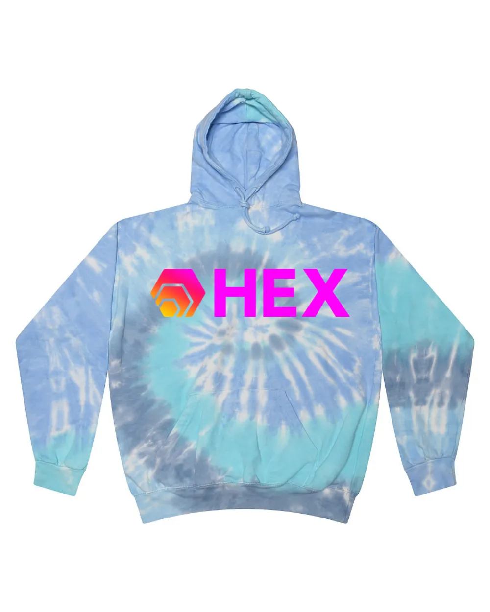 Hex in Pink Tie Dye Hoodies