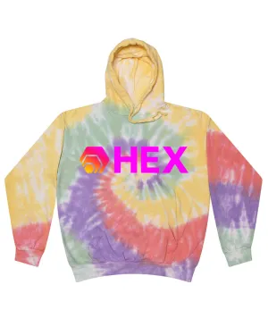 Hex in Pink Tie Dye Hoodies