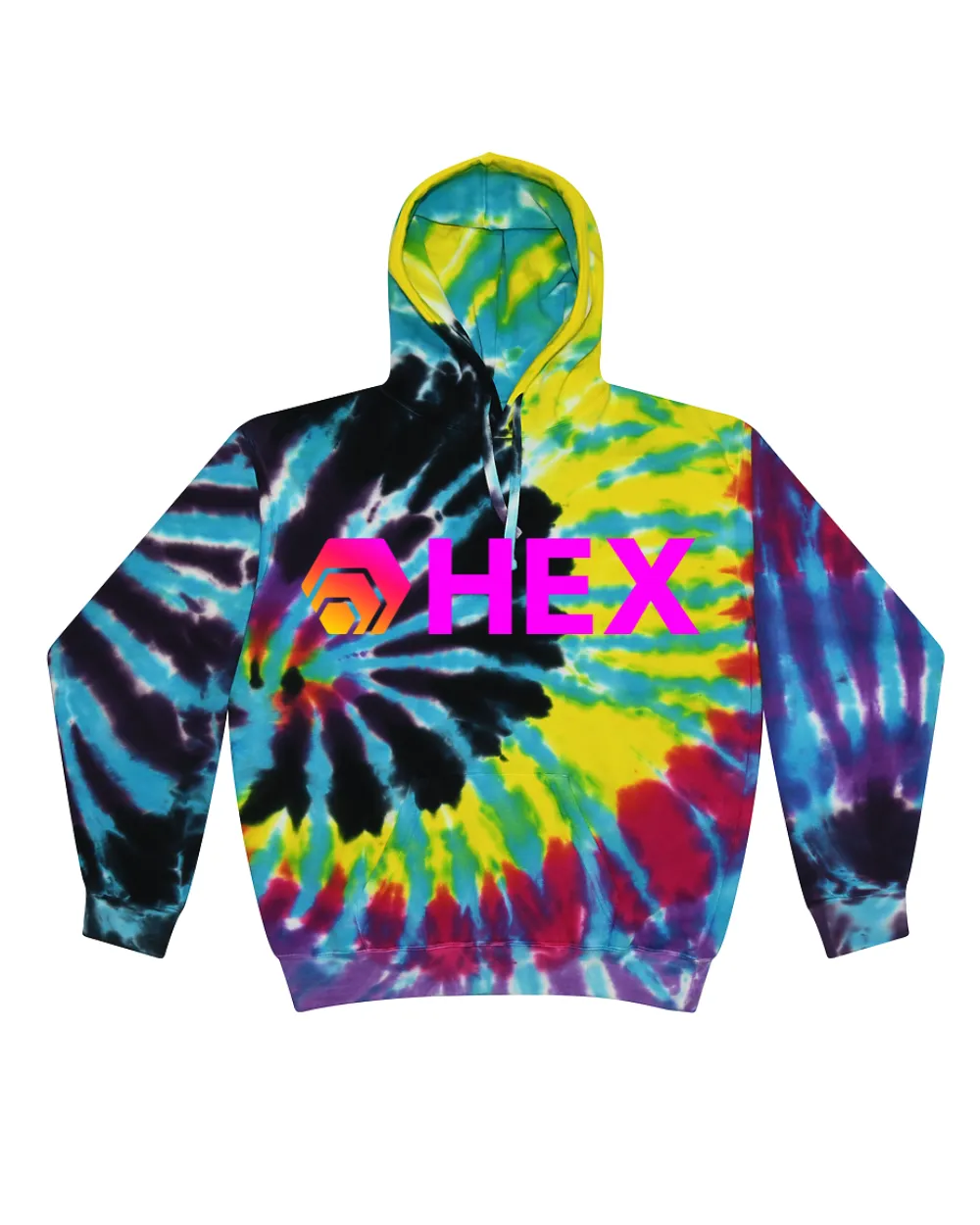 Hex in Pink Tie Dye Hoodies