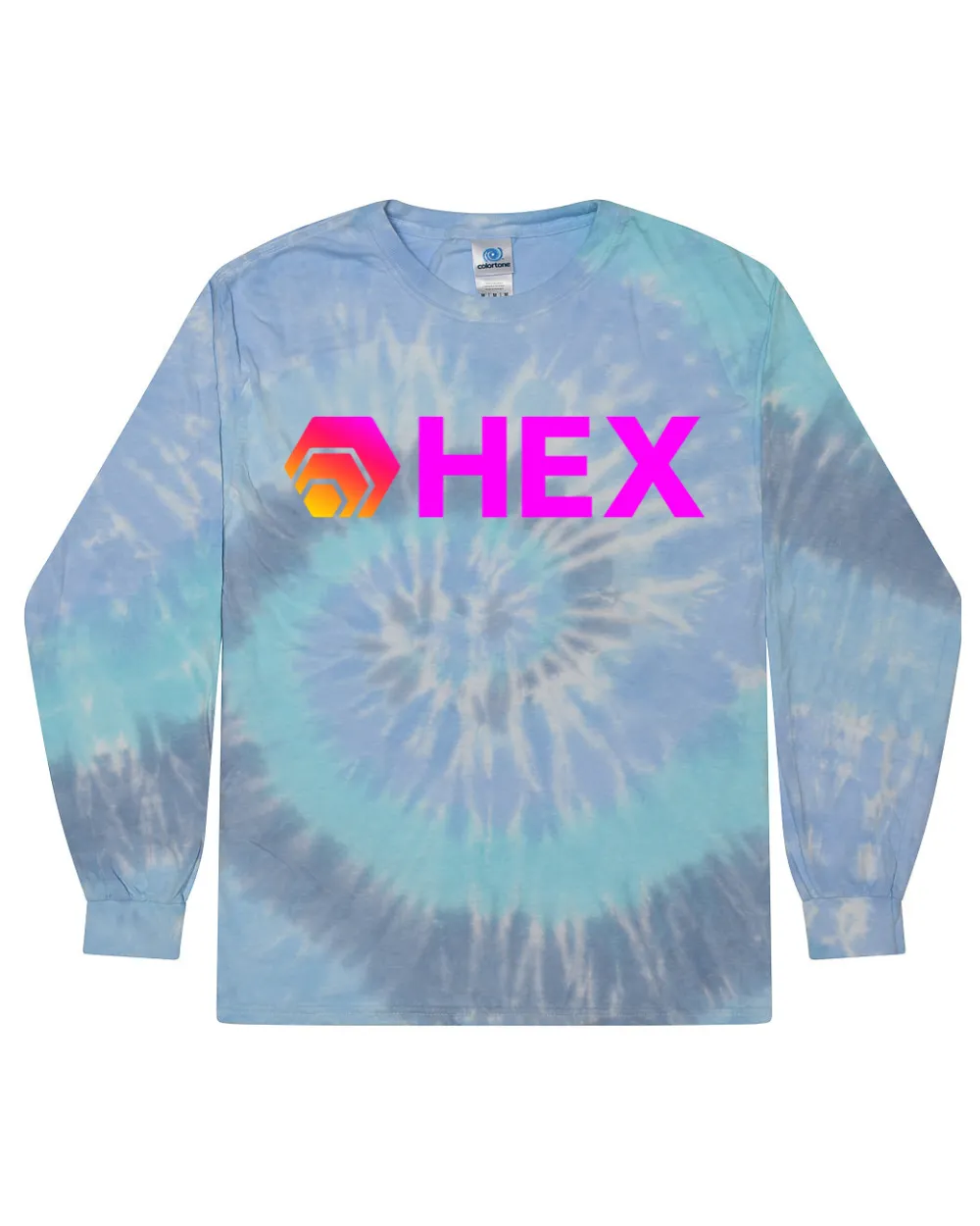 Hex in Pink Tie Dye Long Sleeve