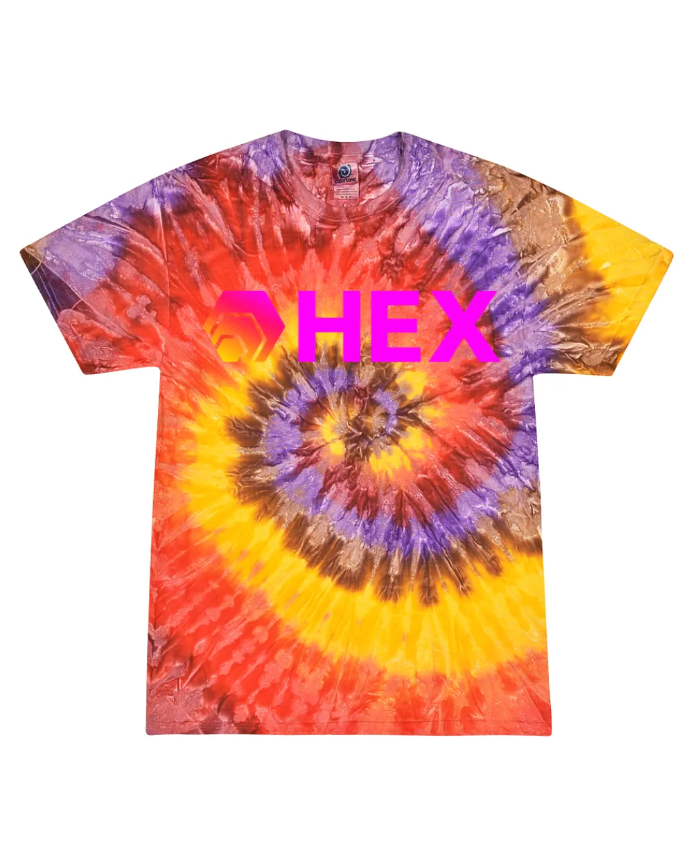 Hex in Pink Tie Dye Tee