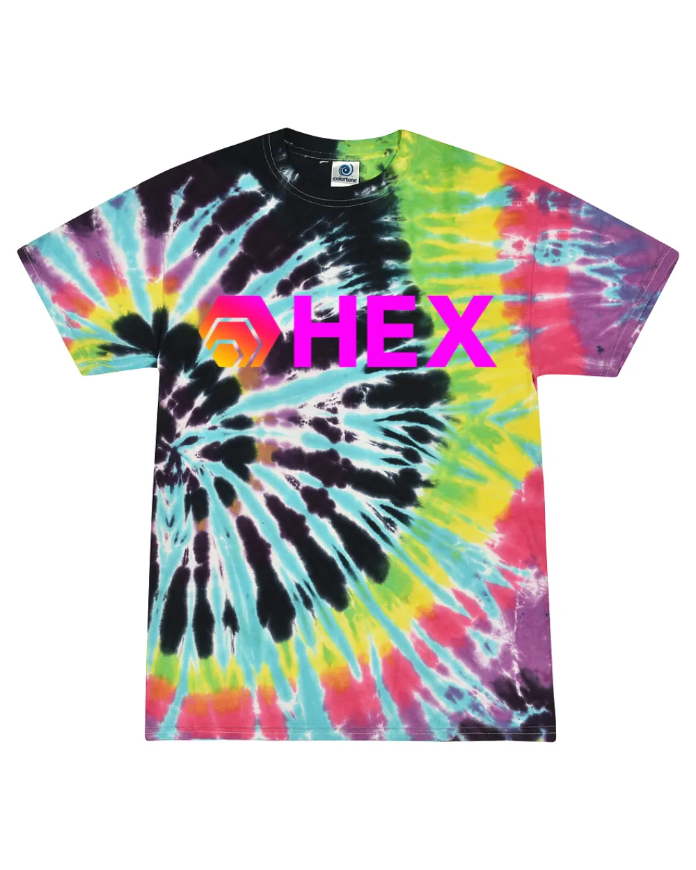 Hex in Pink Tie Dye Tee