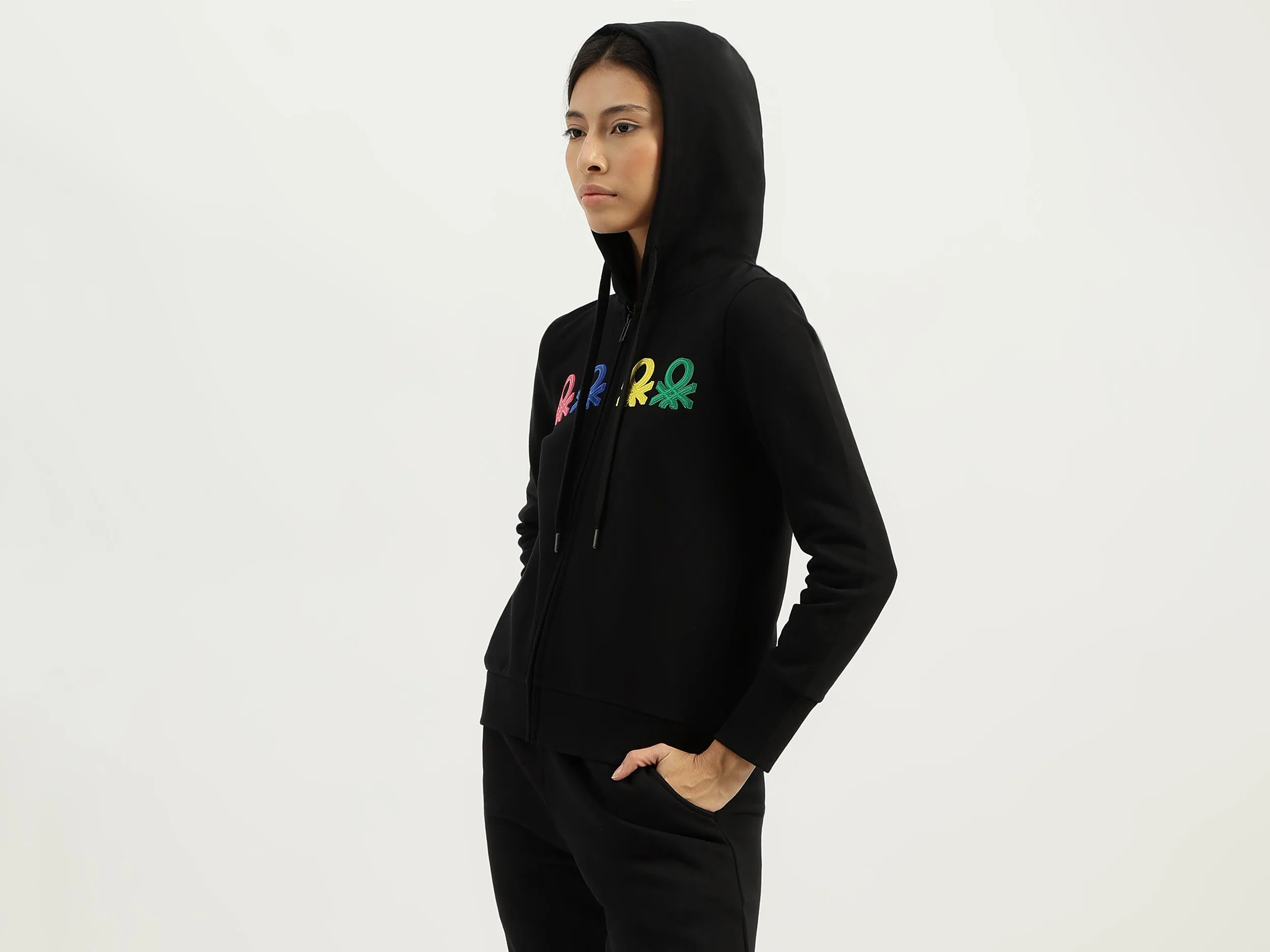 Hooded Neck Brand Logo Sweatshirts