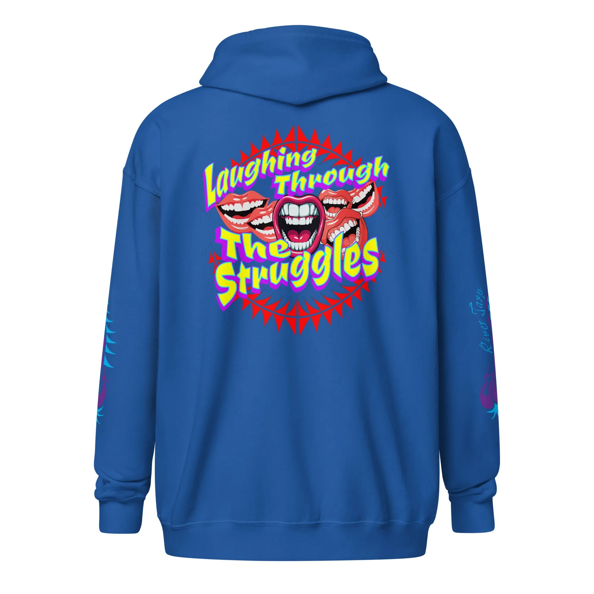Hoodie unisex zip up