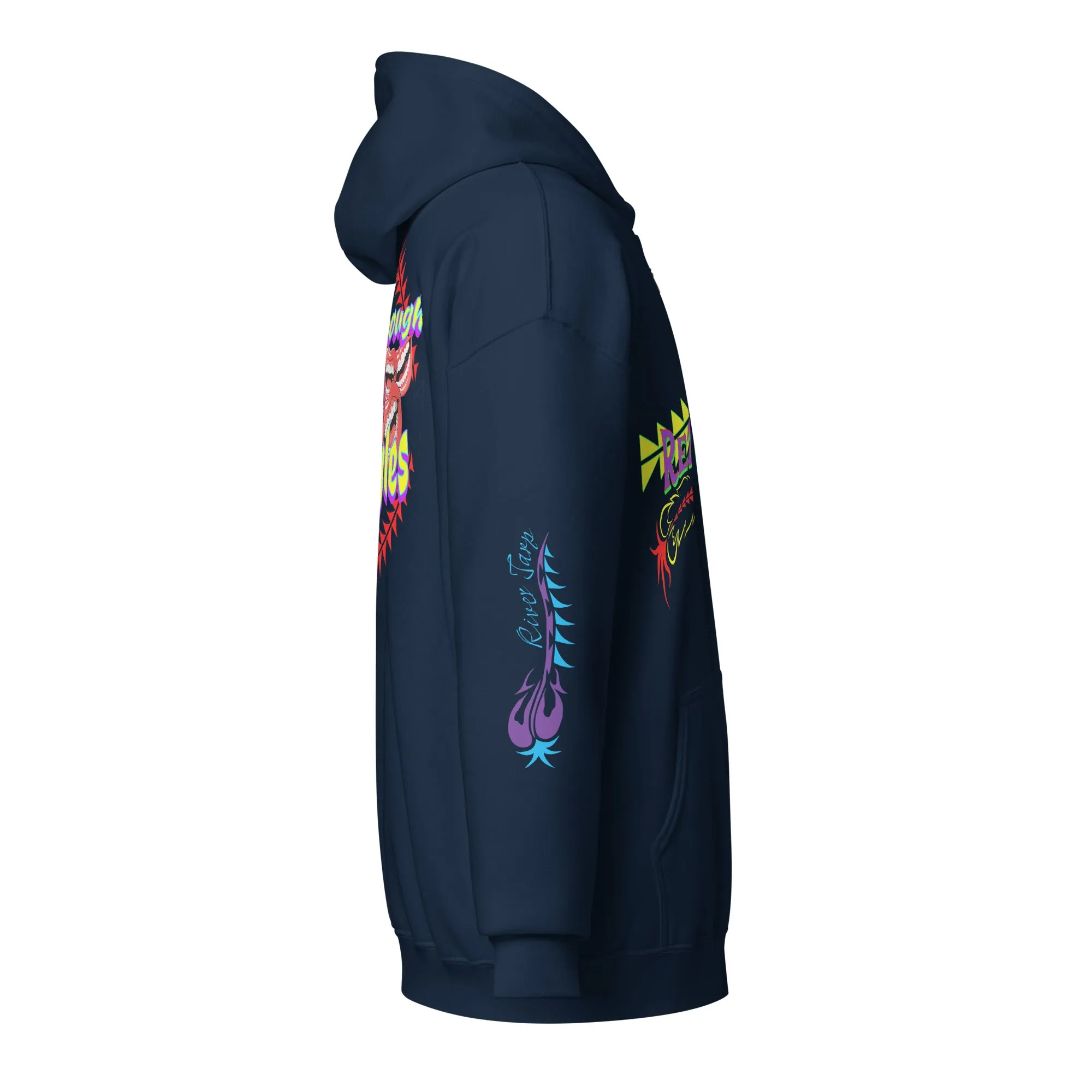 Hoodie unisex zip up