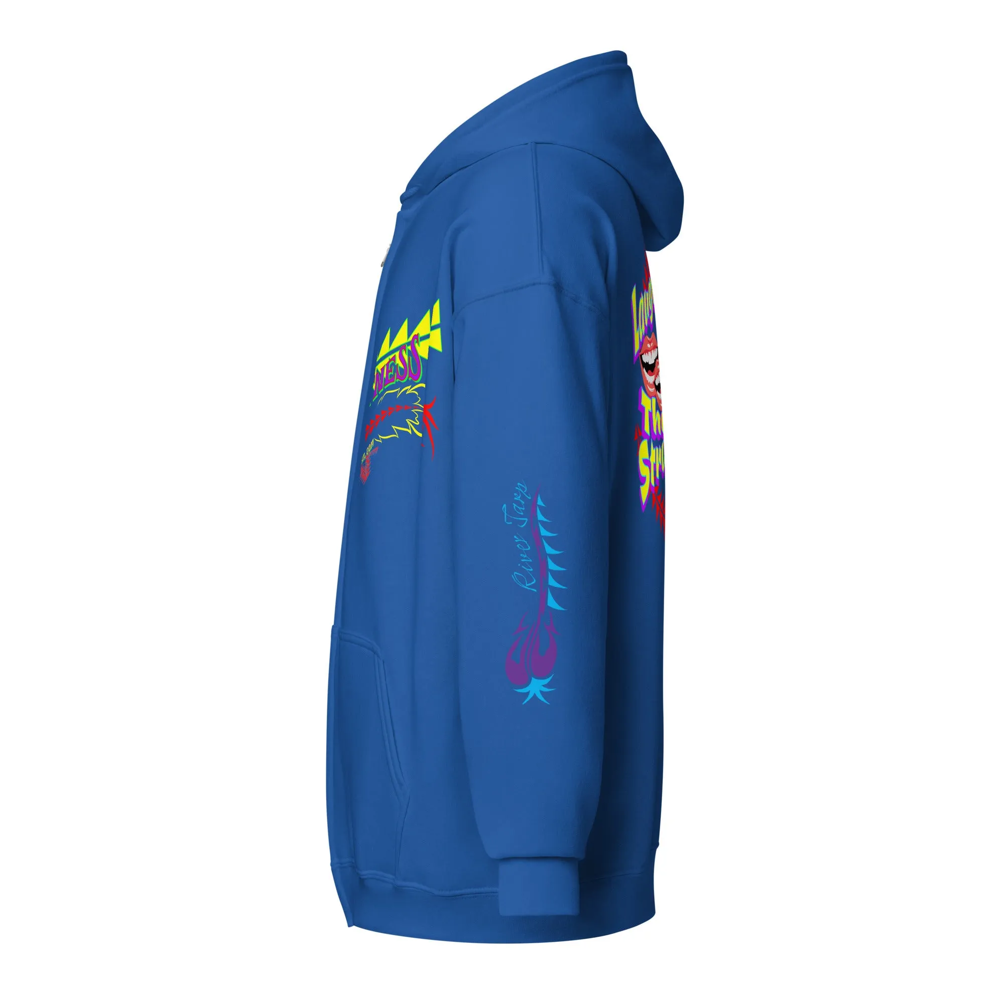 Hoodie unisex zip up