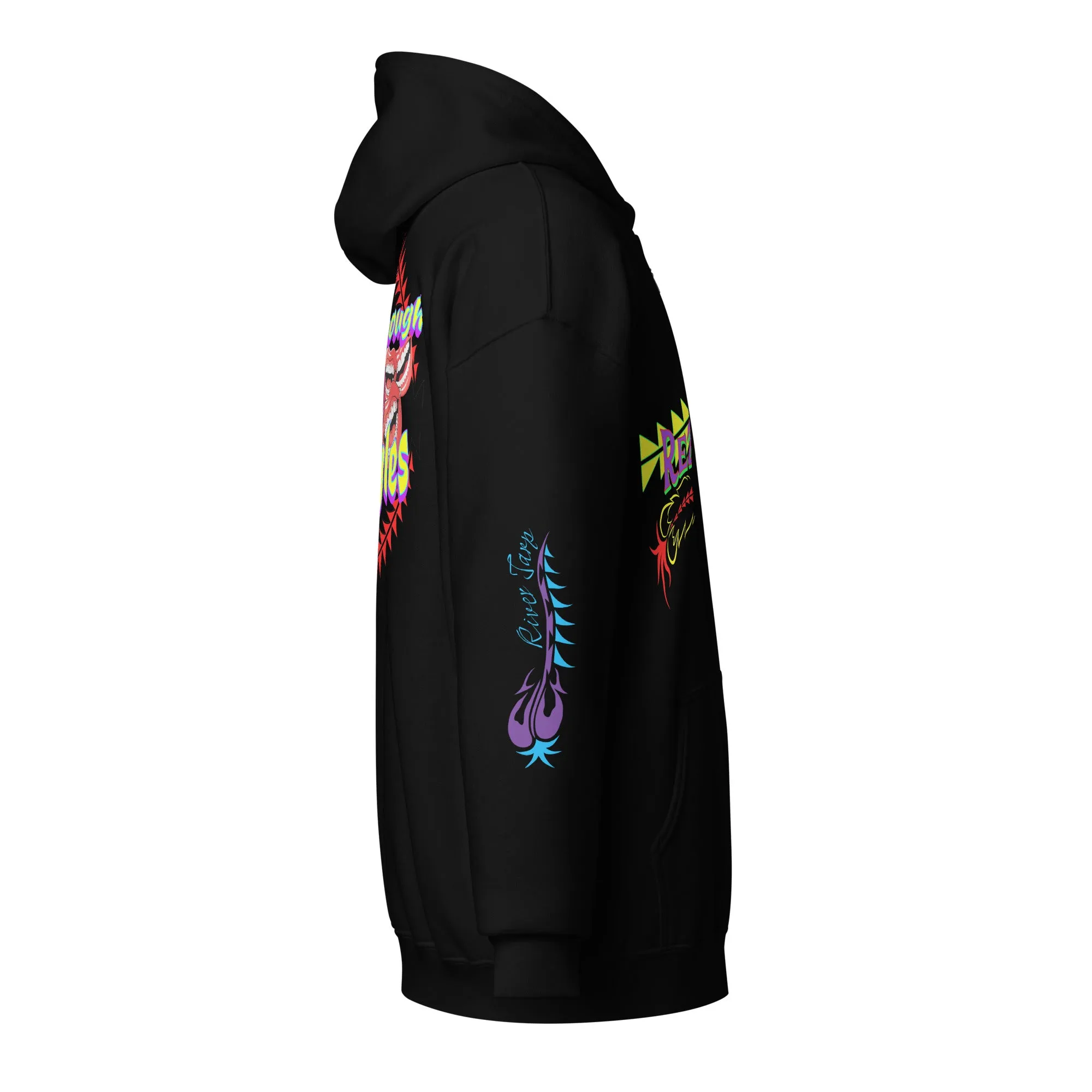 Hoodie unisex zip up