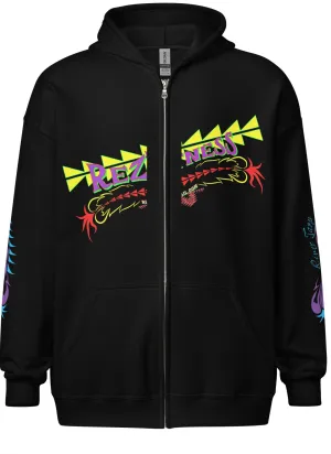 Hoodie unisex zip up