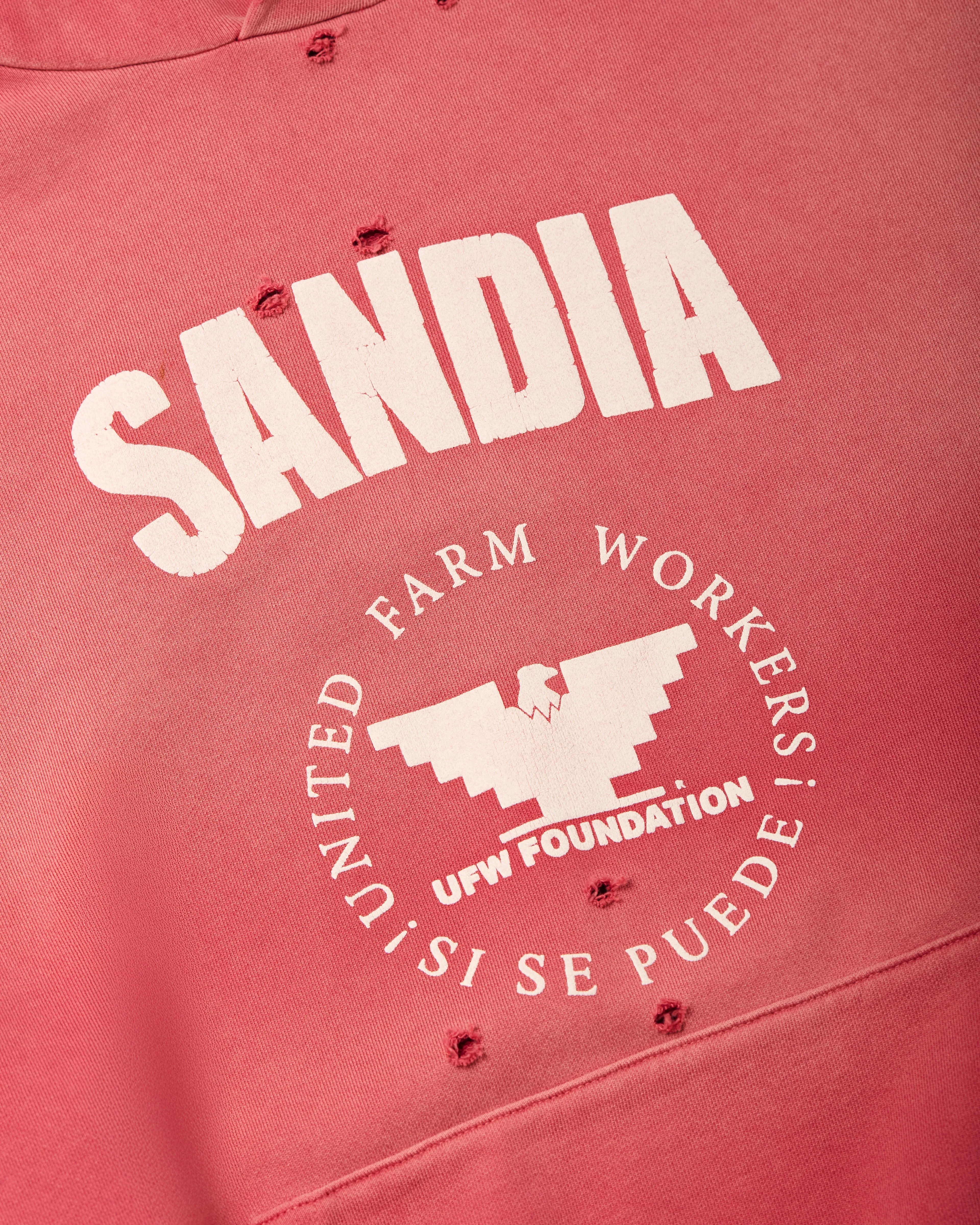 HOOLIGAN HOODIE - "SANDIA" - SANDIA RED