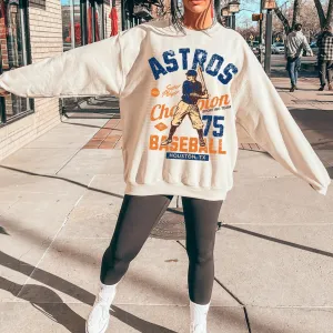Houston Vintage Baseball Tees or Sweatshirts