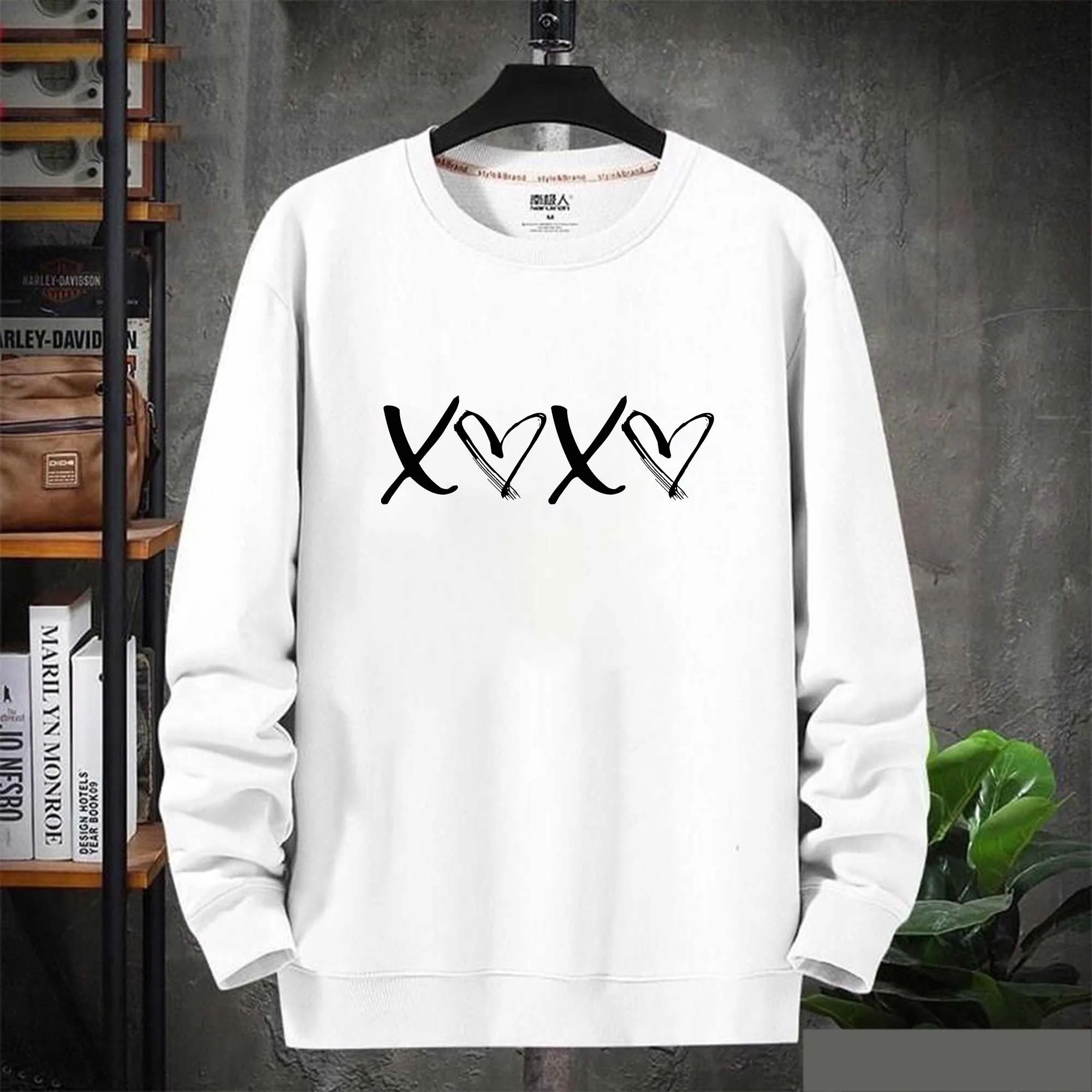 Hugs And Kisses Sweatshirt With Coffee Mug