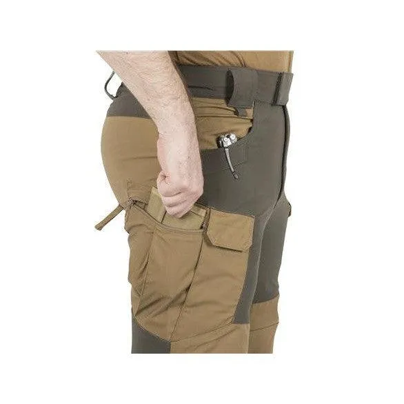 HYBRID OUTBACK PANTS - Coyote / Taiga Green A