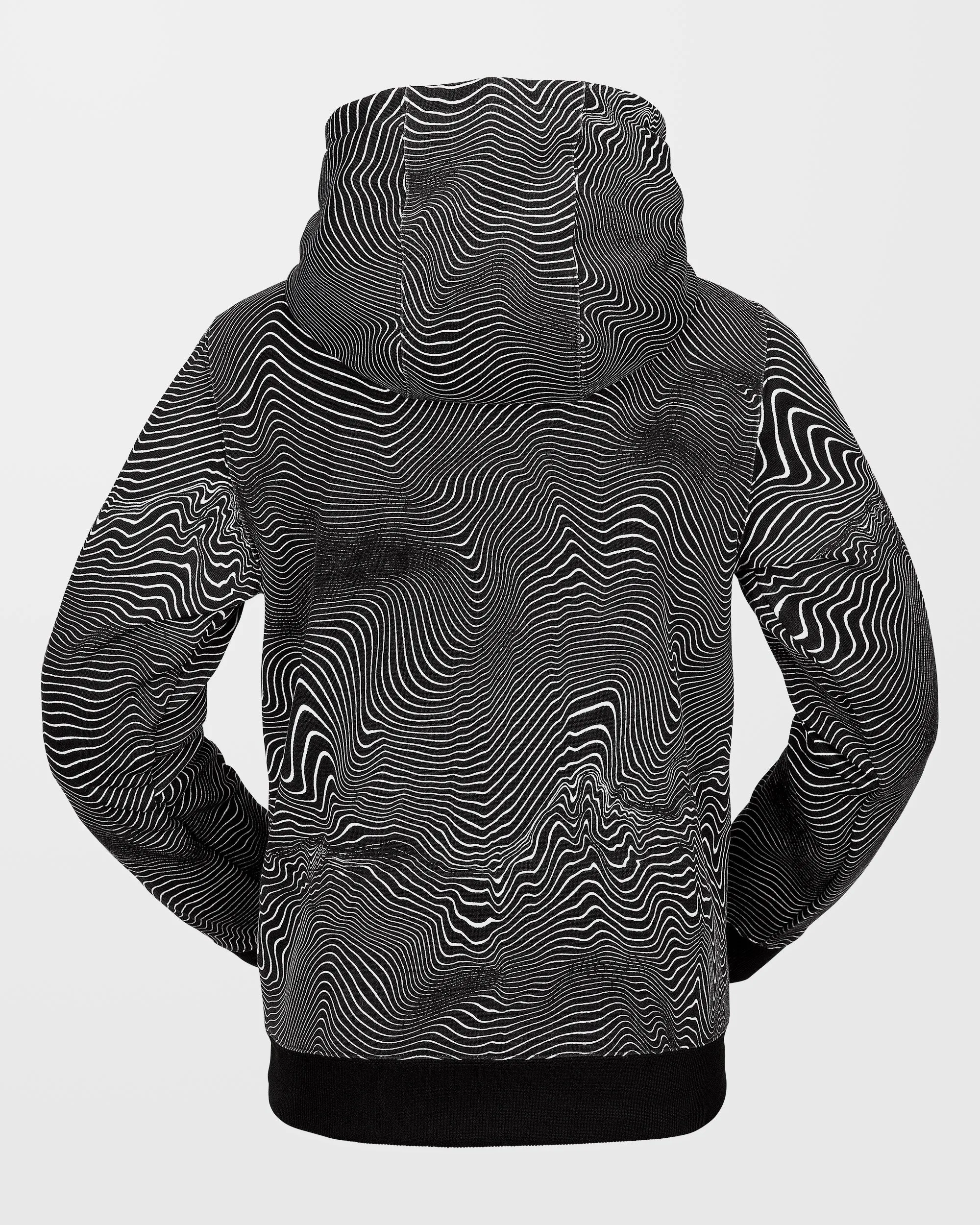 Hydro Fleece Kapuzenpullover - Black Print - (KINDER)