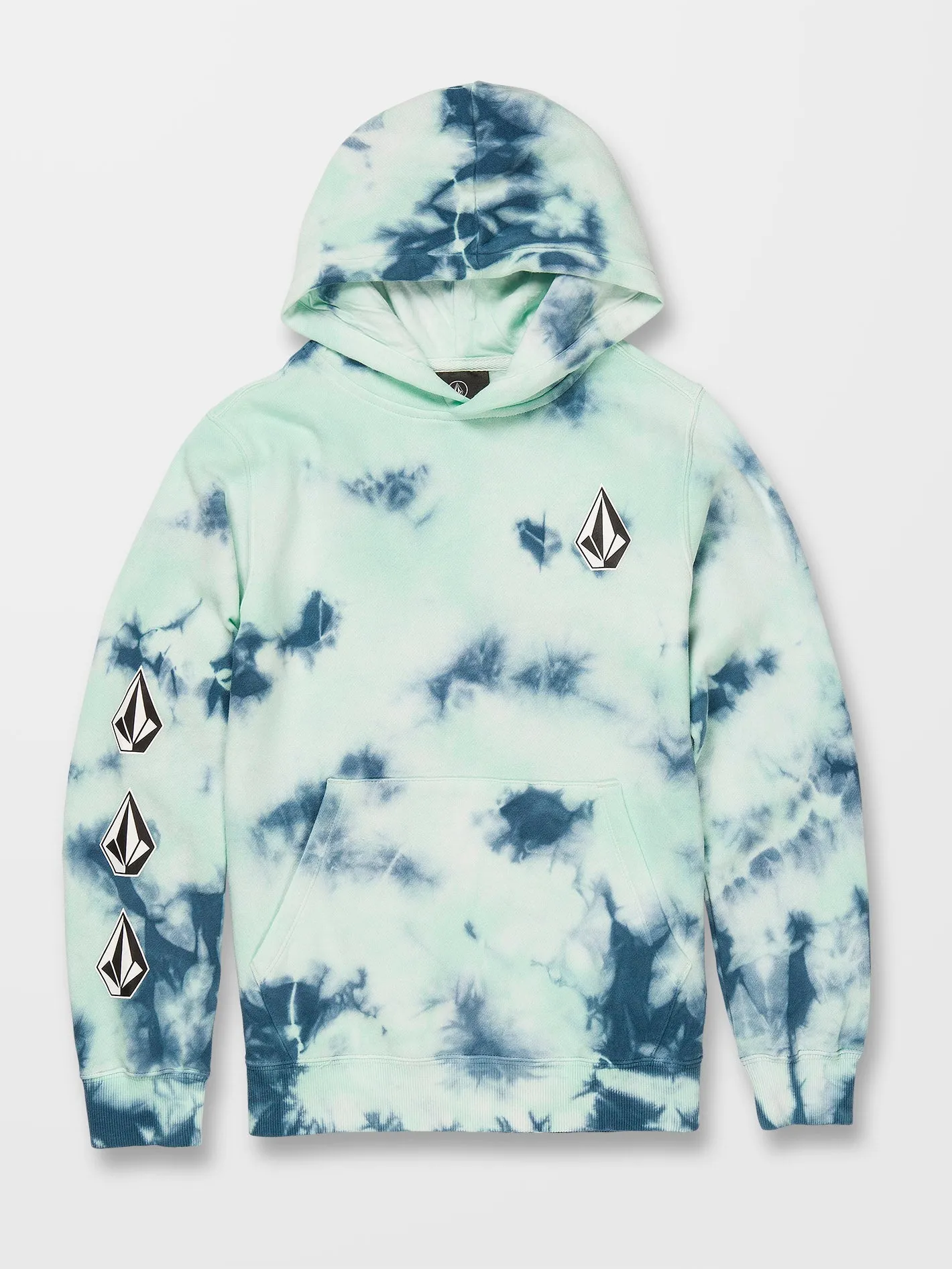 Iconic Stone Plus Hoodie - TEMPLE TEAL - (KIDS)