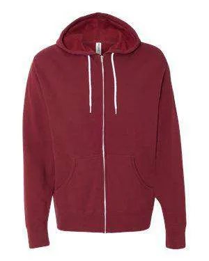 Independent Trading Unisex Full-Zip Hoodie Sweatshirt - AFX90UNZ