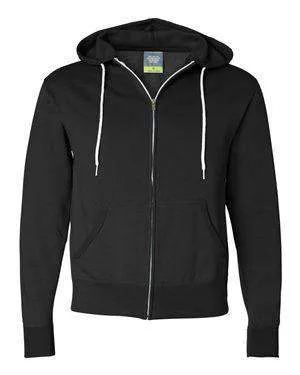 Independent Trading Unisex Full-Zip Hoodie Sweatshirt - AFX90UNZ