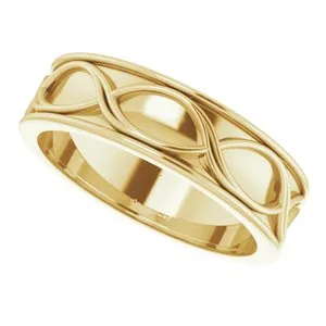 Infinity-Inspired Band 51741 - 6 mm