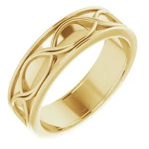 Infinity-Inspired Band 51741 - 6 mm