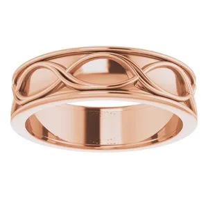 Infinity-Inspired Band 51741 - 6 mm