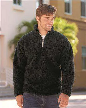 J America Men's Sherpa 1/4-Zip Pullover Sweatshirt - 8454