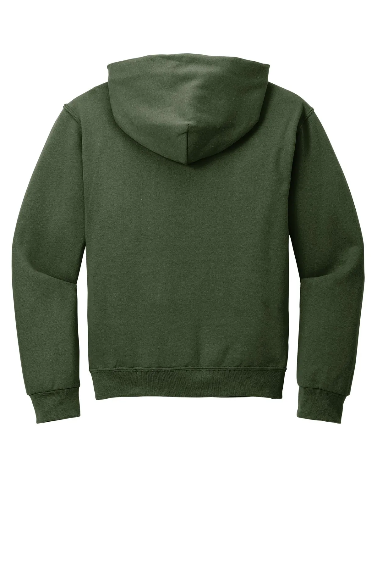 Jerzees NuBlend Pullover Hooded Sweatshirt.  996M Military Green