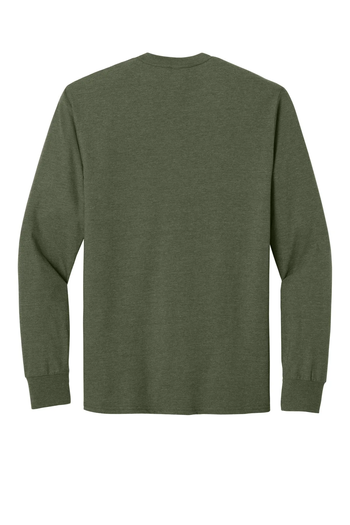 Jerzees Ultimate Unisex Ring Spun Long Sleeve T-Shirt IC46L Military Green Heather