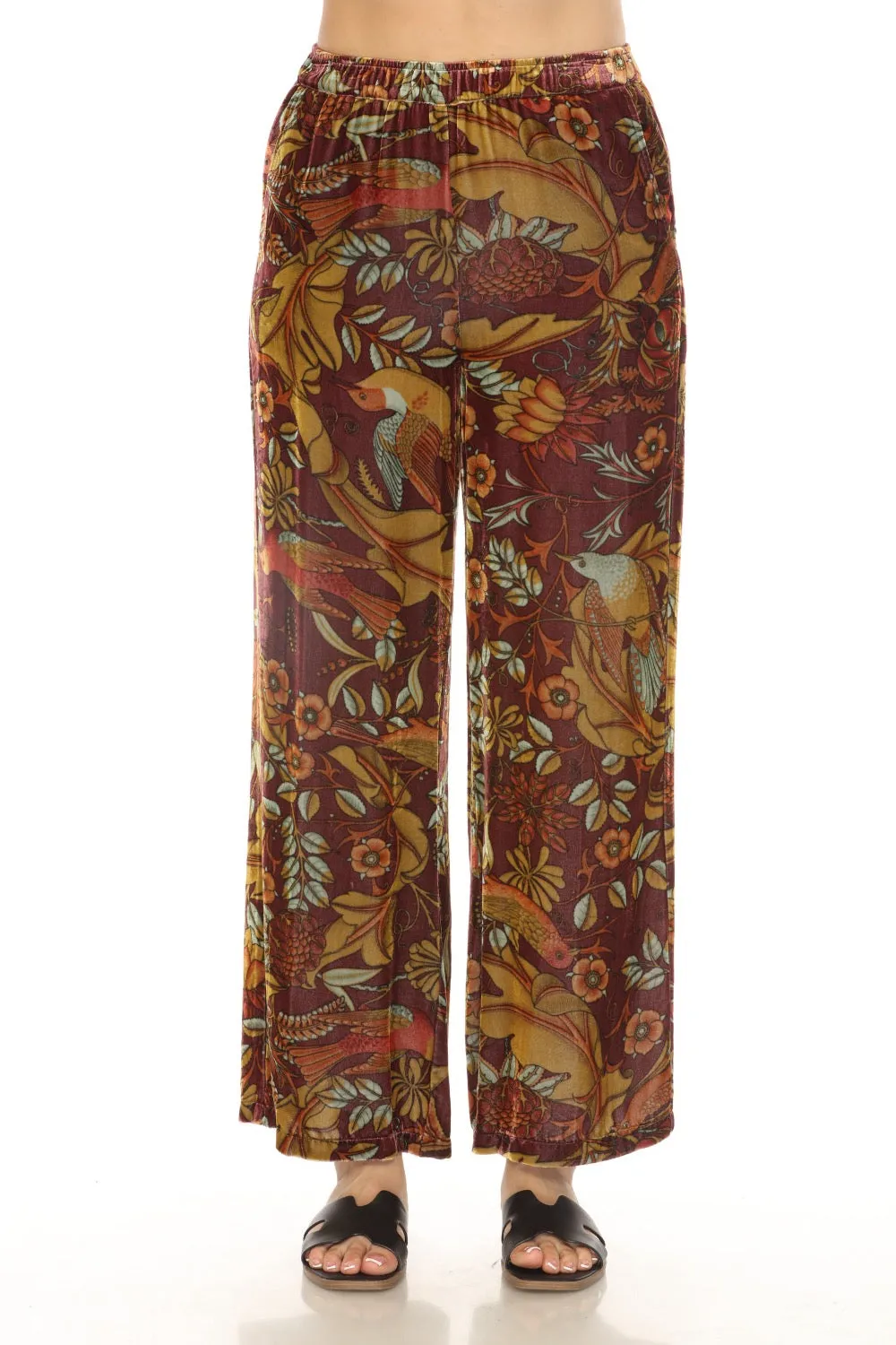 Johnny Was Workshop Salamanca Velvet Wide Leg Pants W69923