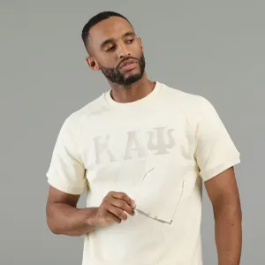 Kappa Alpha Psi 3-Letter Tonal Short Sleeve Crewneck-FINAL SALE