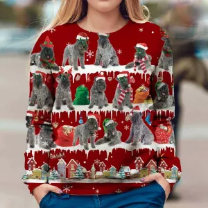 Kerry Blue Terrier - Snow Christmas - Premium Sweatshirt