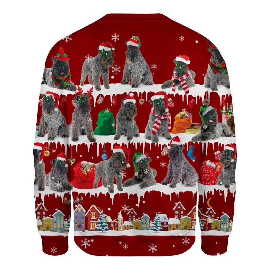 Kerry Blue Terrier - Snow Christmas - Premium Sweatshirt