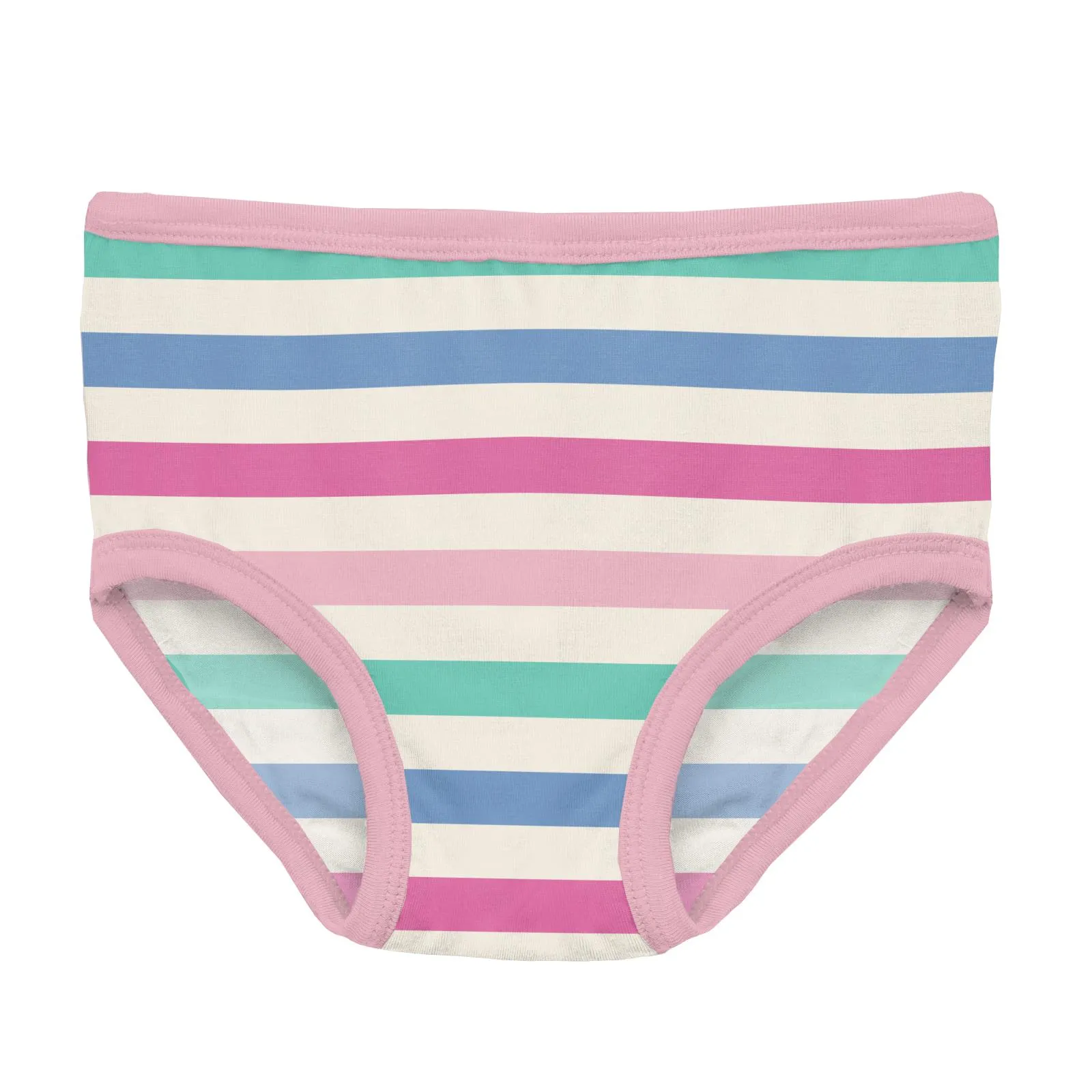 Kickee Pants Skip to My Lou Stripe Print Girl's Underwear