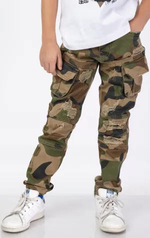 Kids Cadre Camo Jeans