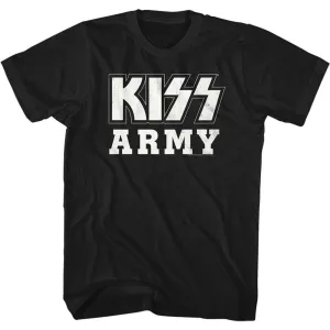 KISS Black and White KISS Army T-Shirt