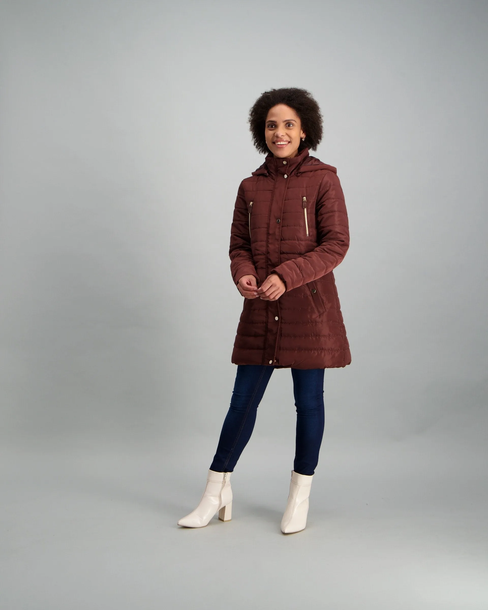 Ladies-Fashion Puffer Jacket