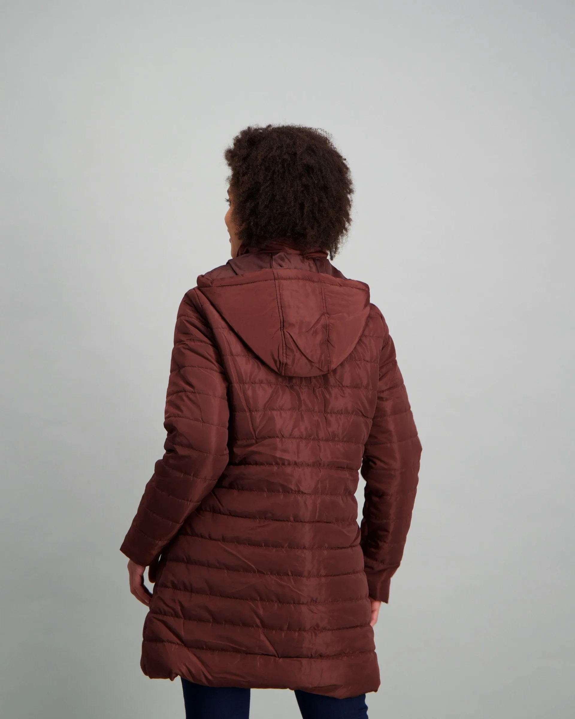 Ladies-Fashion Puffer Jacket