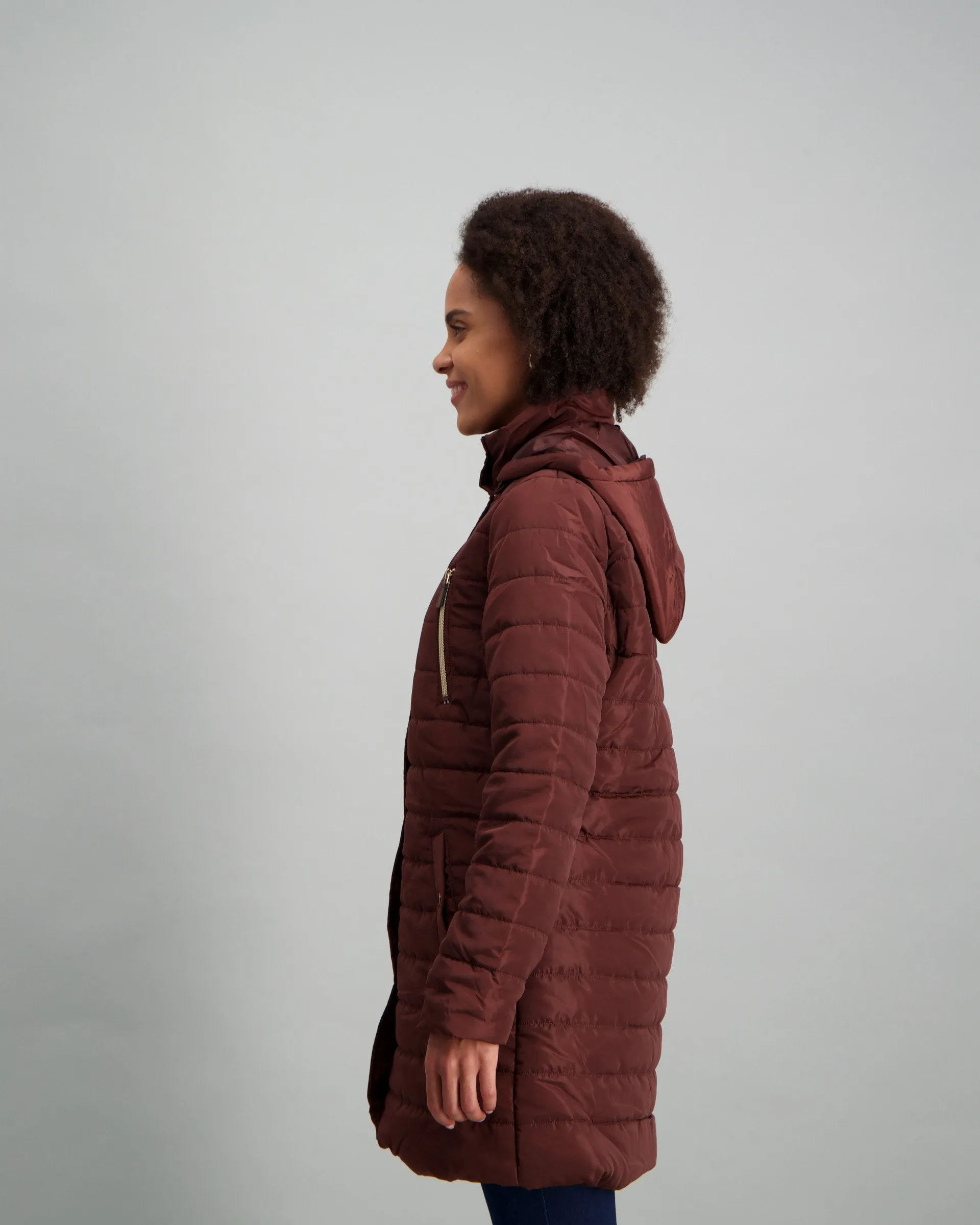 Ladies-Fashion Puffer Jacket