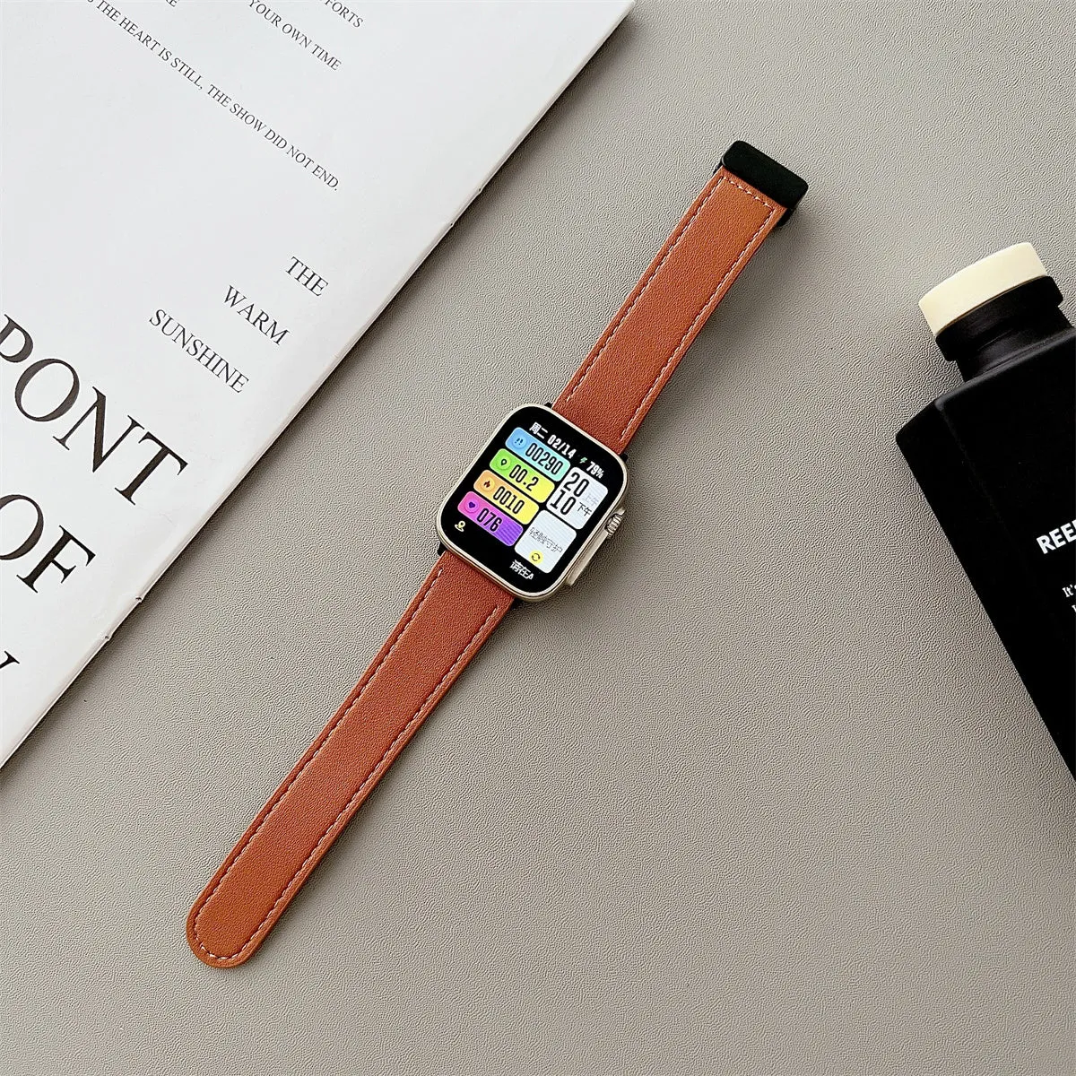 Ladies' T-shape Butterfly Magnetic Buckle Band for Apple Watch