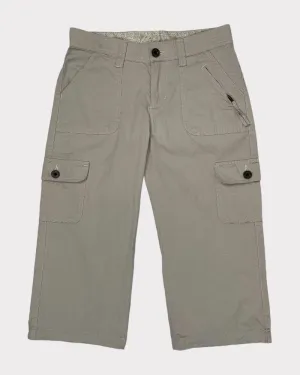 Lee Beige Cargo Capri Pants (W28)