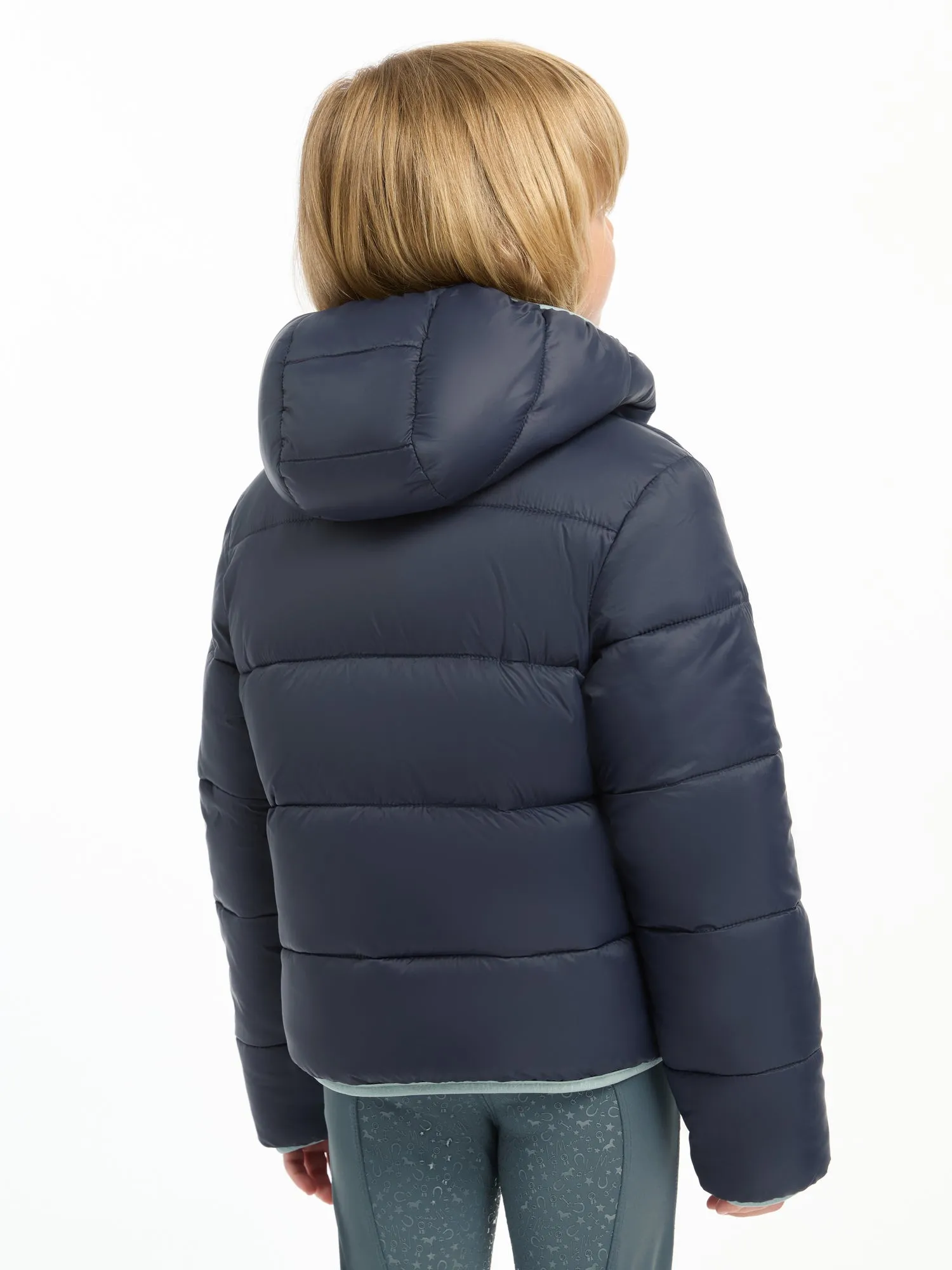 LeMieux Mini Navy Megan Reversible Puffer