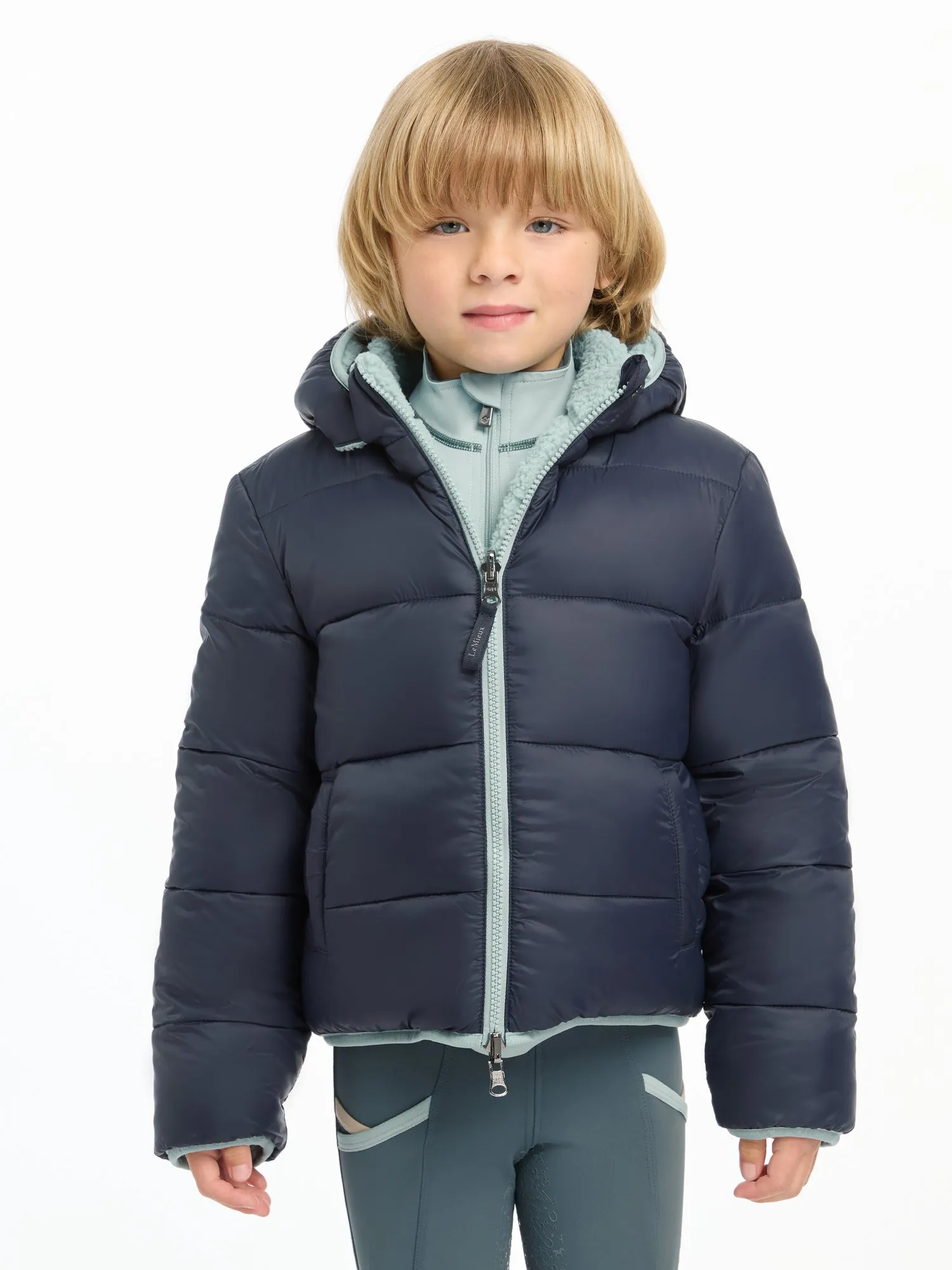 LeMieux Mini Navy Megan Reversible Puffer