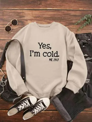 Lemon Tart Women's Printed Sweatshirt LTWPRSW3 - Cream