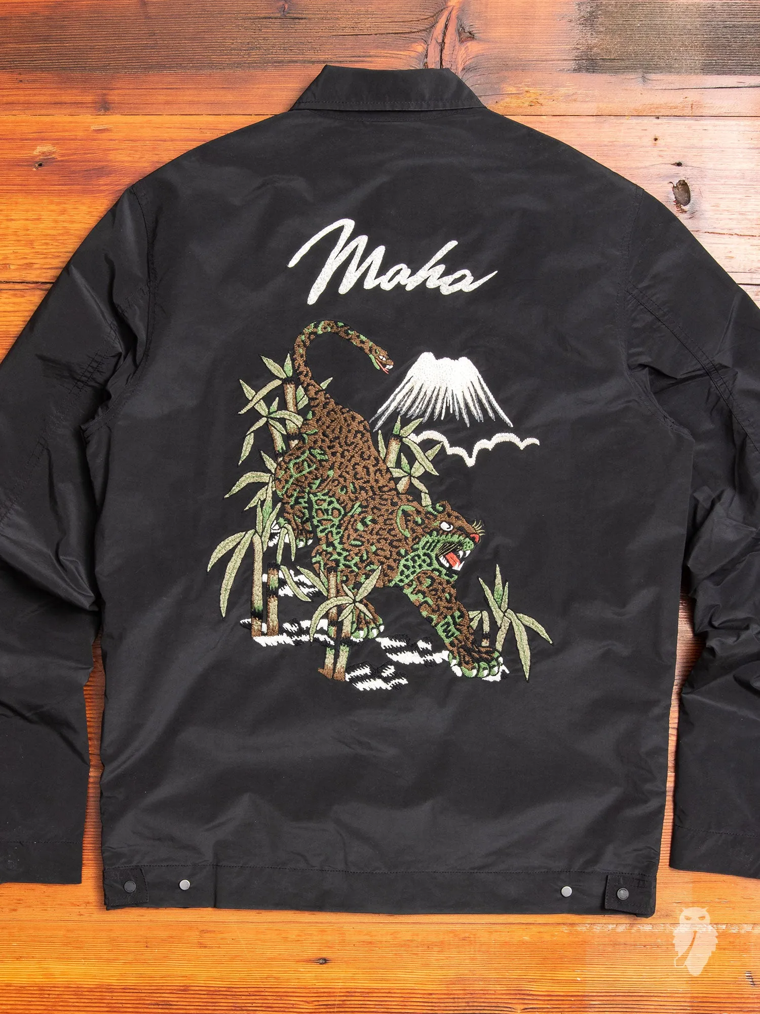 Leopard Tour Jacket in Black