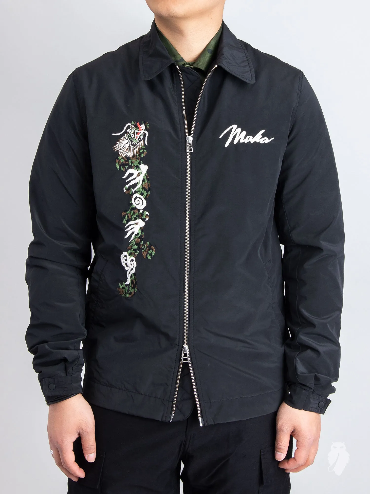Leopard Tour Jacket in Black
