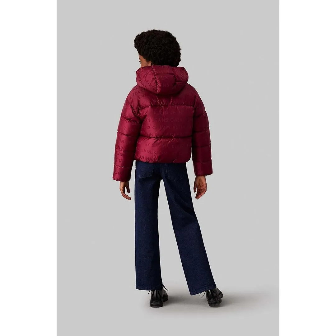 Logo Aop Puffer Jack