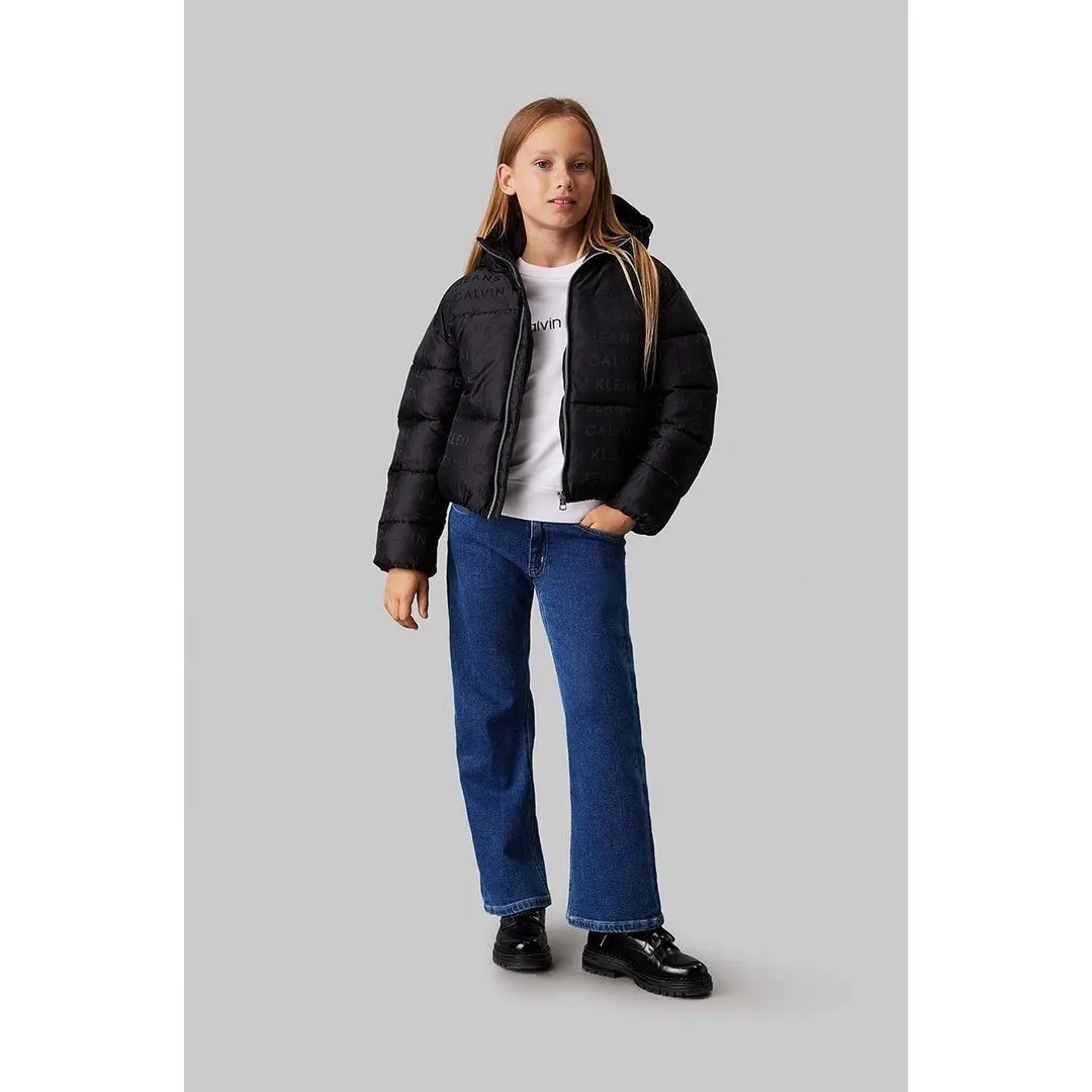 Logo Aop Puffer Jack