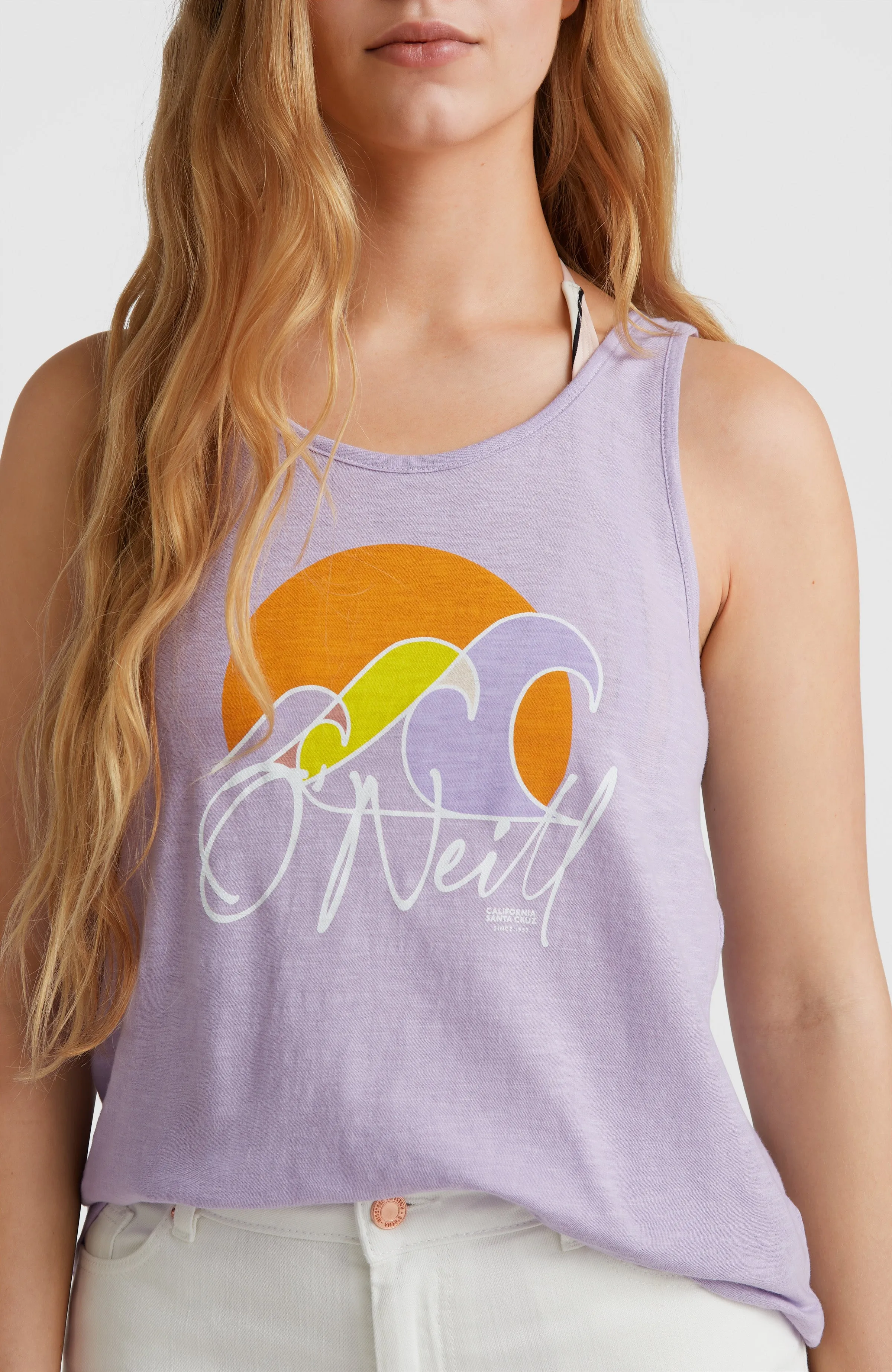 Luana Graphic Tanktop | Purple Rose