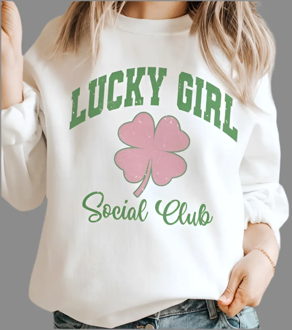 Lucky Girl Social Club Sweatshirt