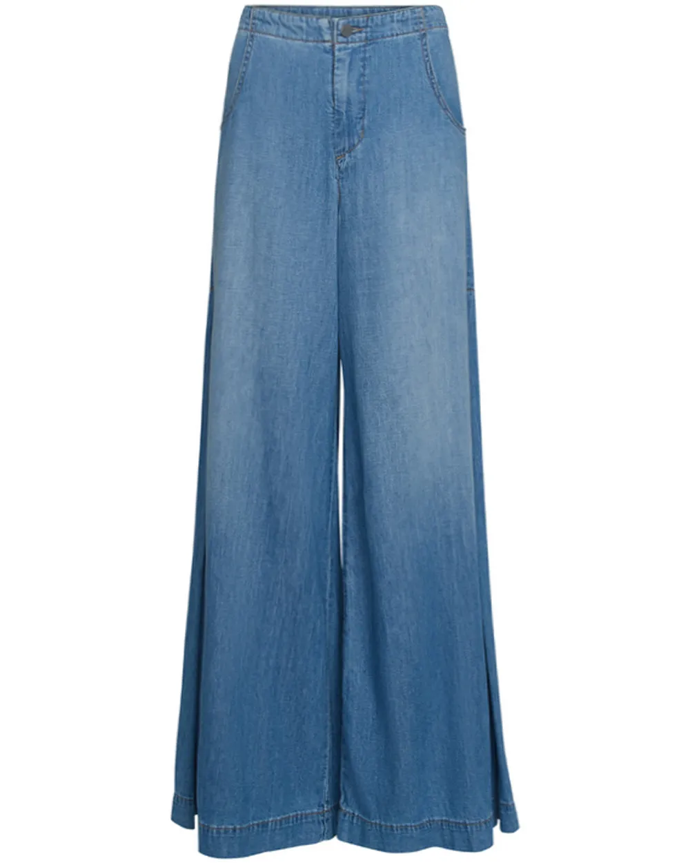 Lulu Wide Leg Jean in Vintage Wash