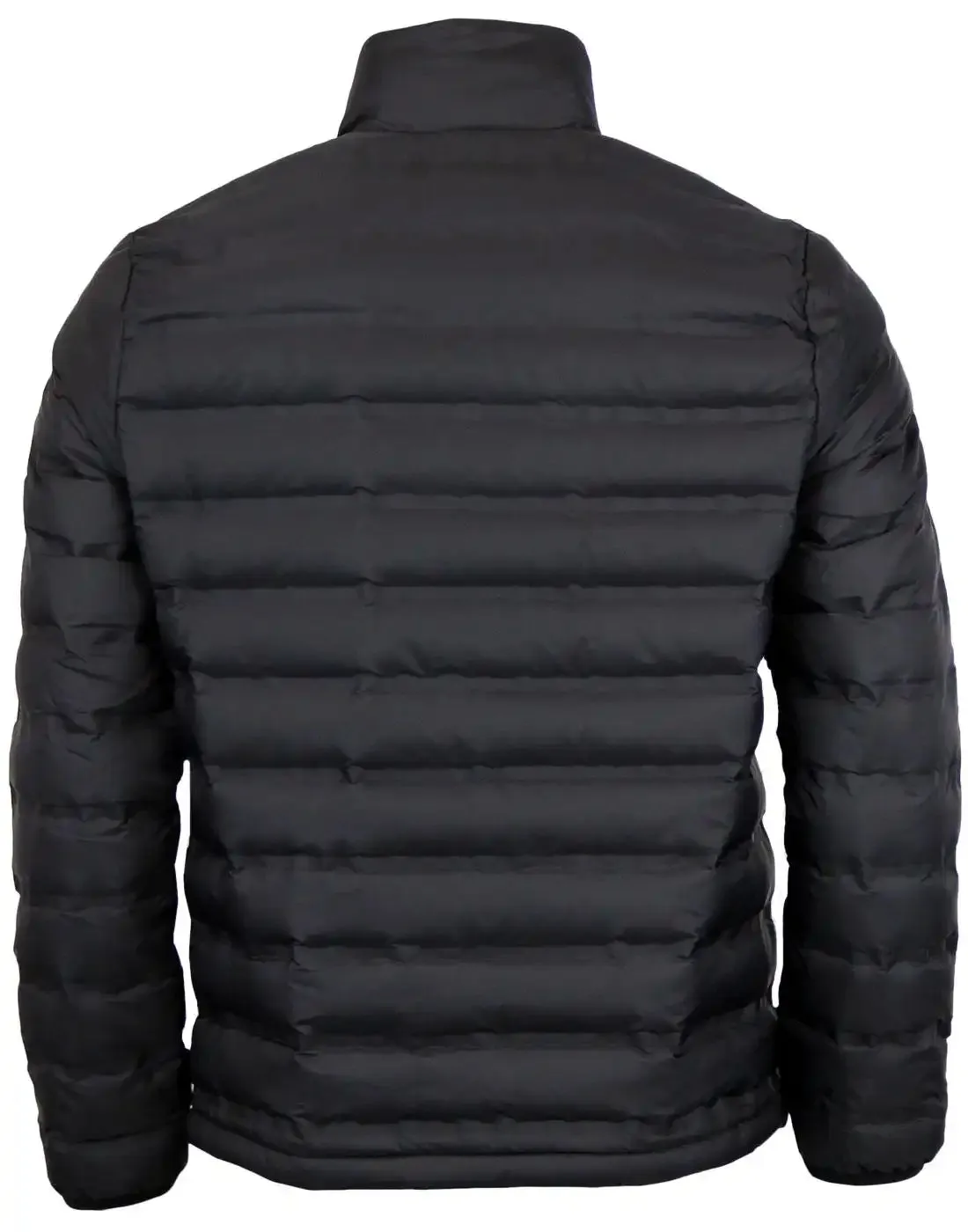 Lyle & Scott Funnel Neck Wadded Jacket Black