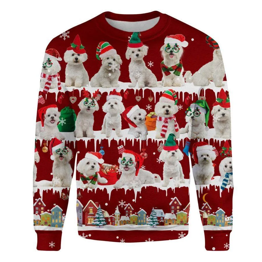 Maltese - Snow Christmas - Premium Sweatshirt